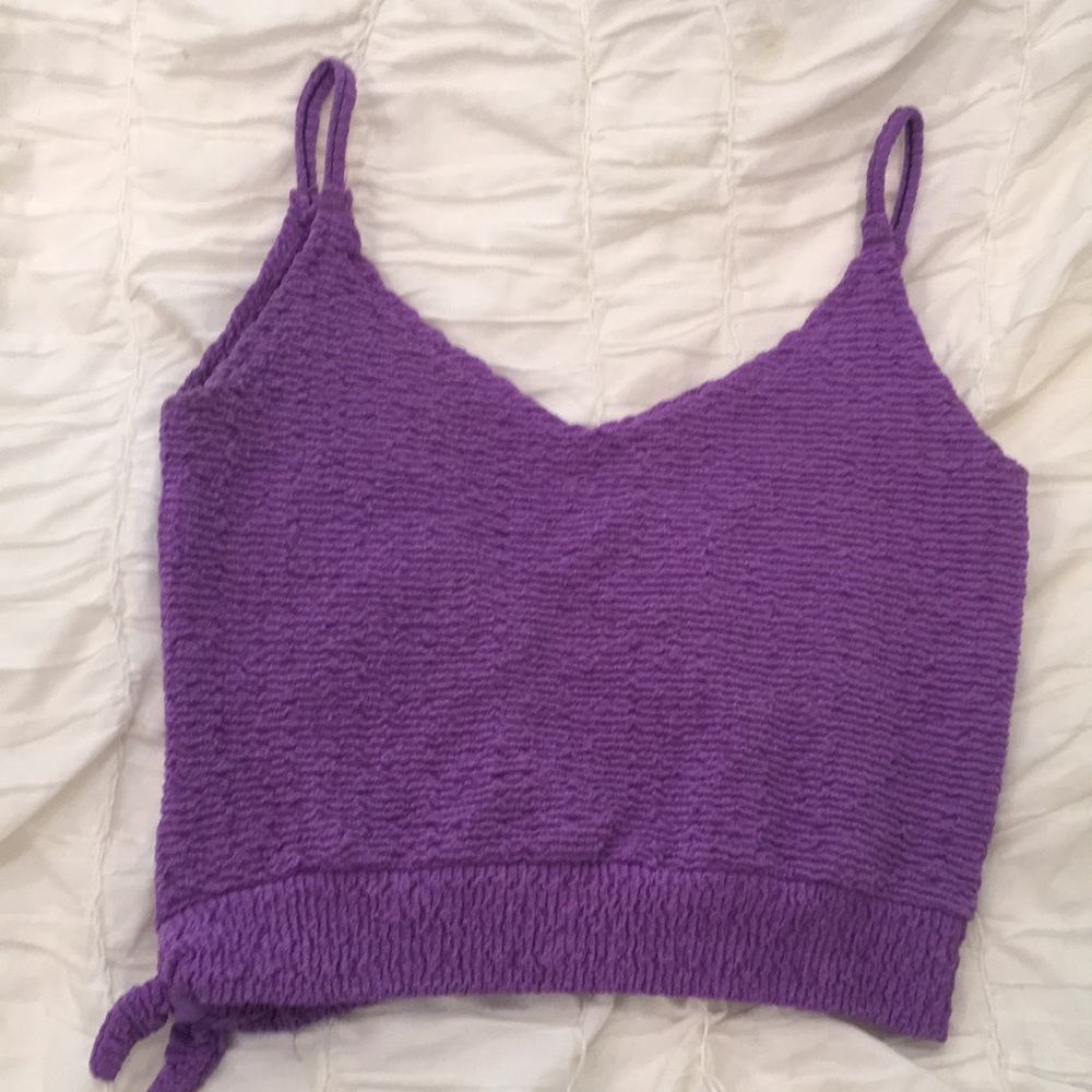 Cute cropped tank/cami with side bow